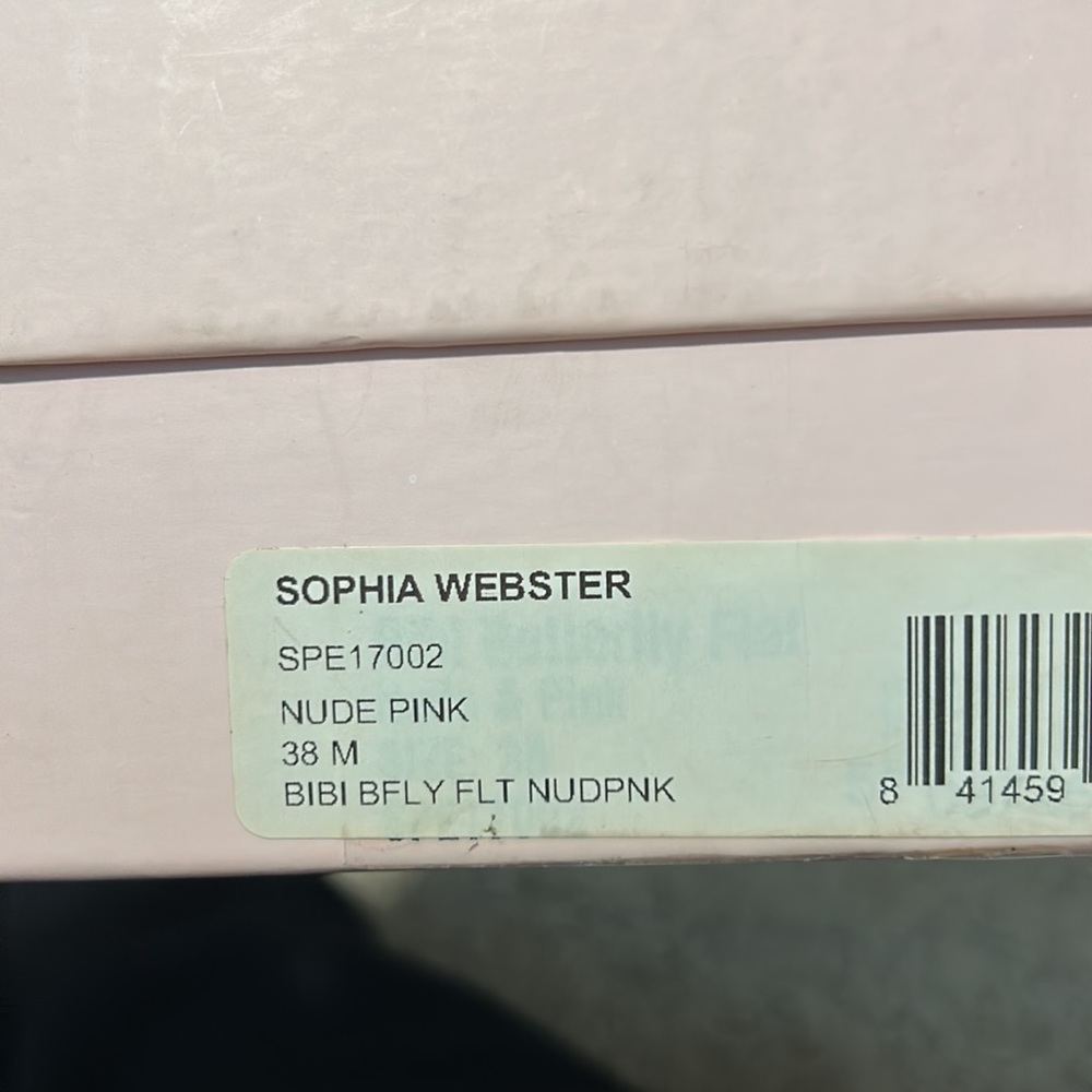 Sophia Webster nude pink butterfly flat - Picture 6 of 6